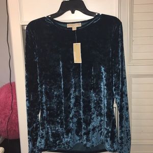 Michael Kors - Blue Velvet Long Sleeve!!